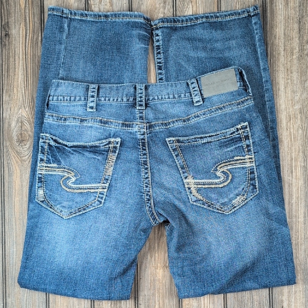 Silver Jeans Co. Zac Relaxed Fit Straight Leg - W34 L36
